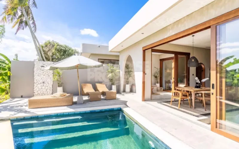 Leasehold 3-Bedroom Mediterranean-Style Villa for Sale in Seseh, Bali
