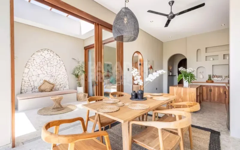 Leasehold 3-Bedroom Mediterranean-Style Villa for Sale in Seseh, Bali